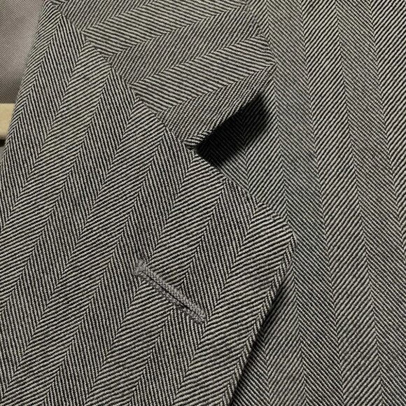 Zegna 15 Milmil 15 Gray Wool Sportcoat 44R Blazer Made in Italy - Picture 7 of 7